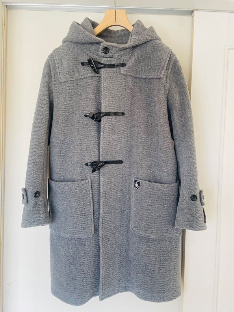 【希少サイズ】ORCIVAL ダッフルコート グレー　2