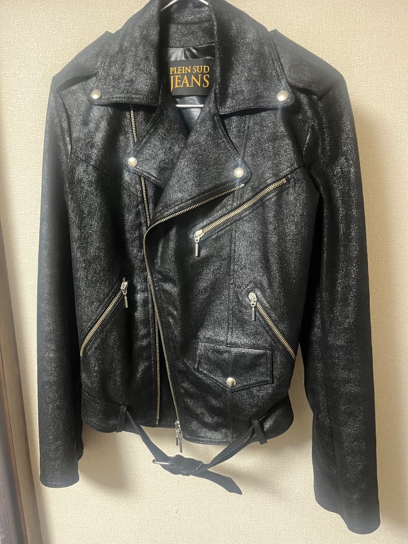 90’s PLEIN SUD JEANS フランス製 レザーライダースジャケット