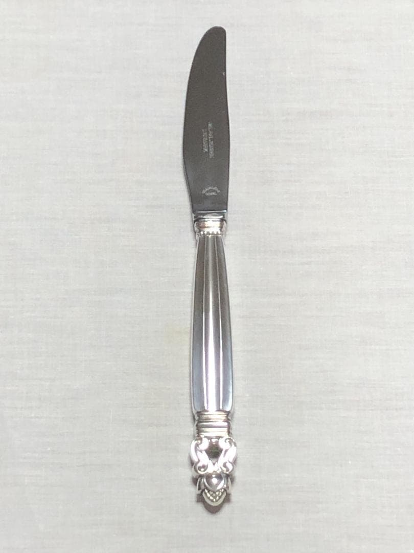 美品 ジョージジェンセン ACORN ディナーナイフ STERLING ②