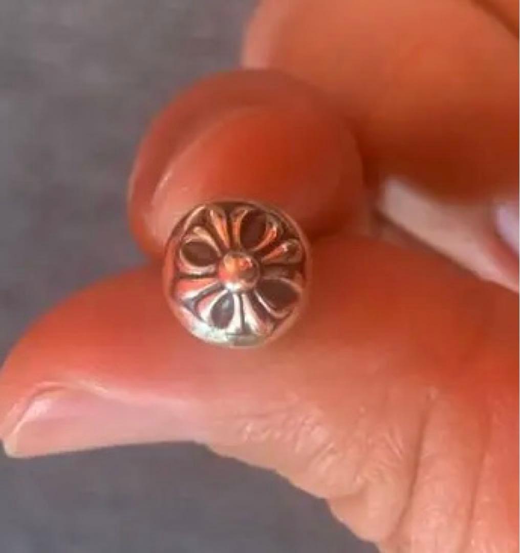 クロムハーツ　ピアス　クロスボール　片耳