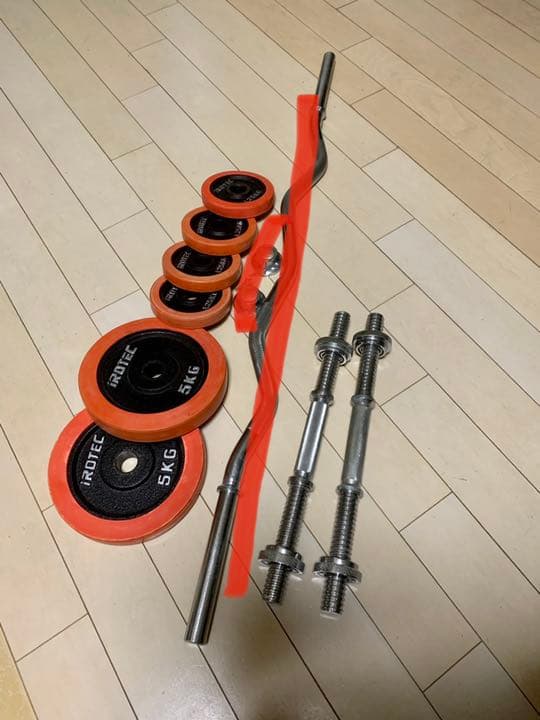 IROTEC　アイロテック　バーベル  セット　15Kg