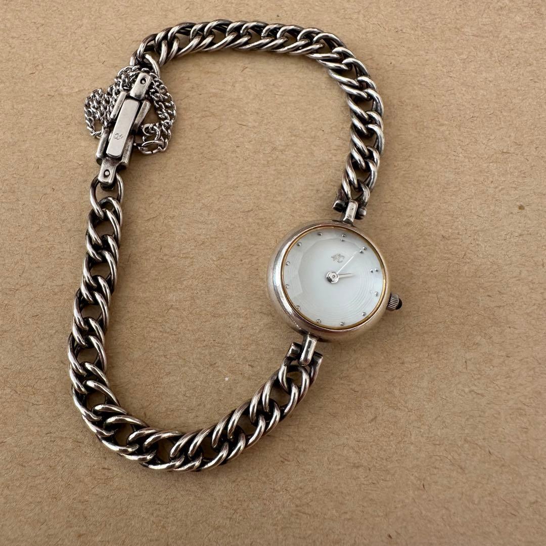 ヨンドシ(4°C )シルバー925 ブレスレットウオッチ　かわいい