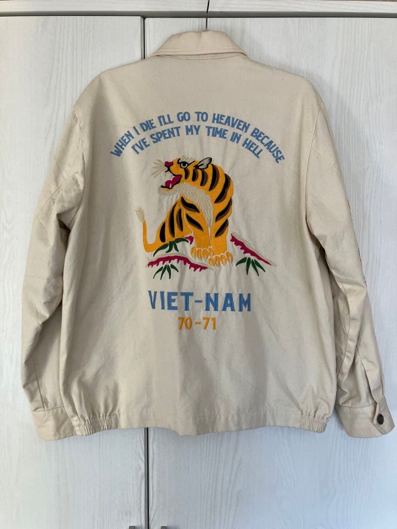 HOUSTON ヒューストン　スーベニアジャケット　スカジャン　ベトジャン