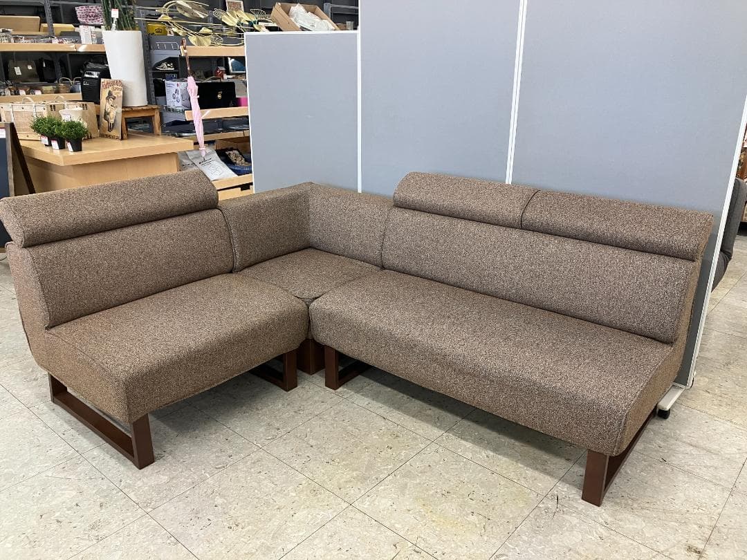 シギヤマ家具 コーナーダイニングソファ SAVONAⅡ ブラウン