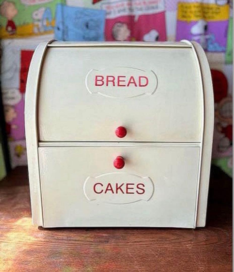 アメリカン雑貨(訳あり)カントリー ホーローBREAD&CAKESケース