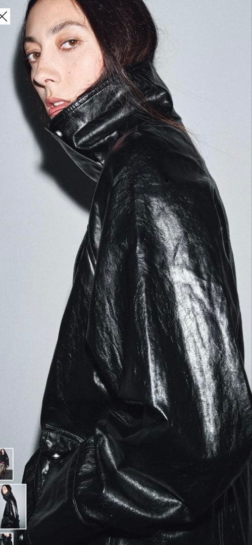 ZARA ZW COLLECTION シャイニージャケット　新品、未使用