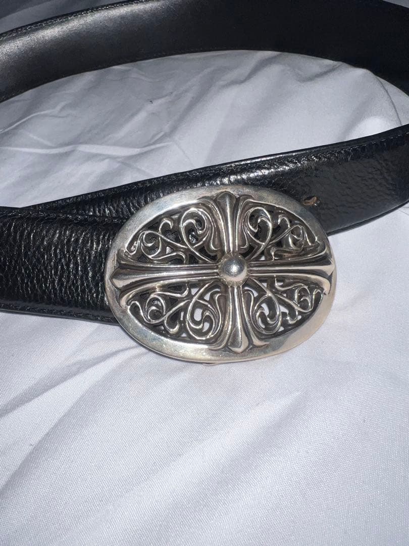 Chrome Hearts クロムハーツ オーバルクロス　ベルト バックル