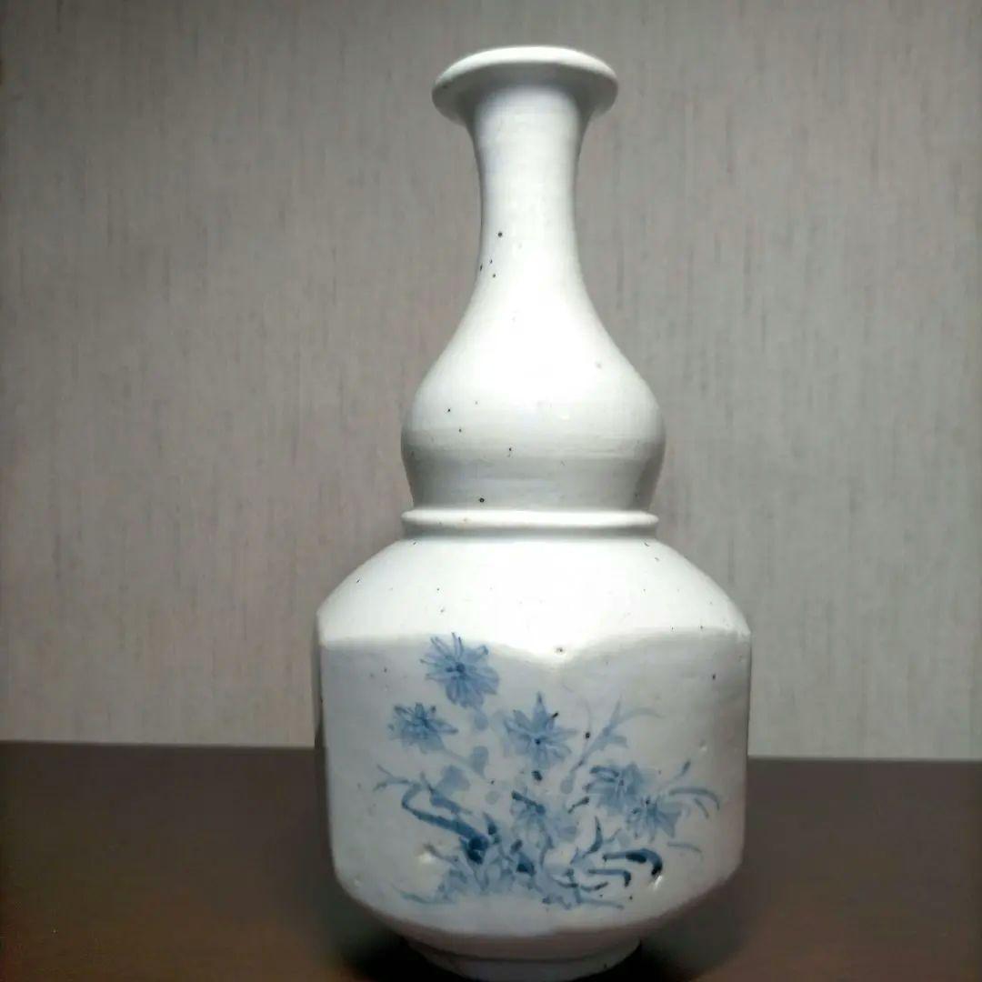 李朝面取瓢形徳利