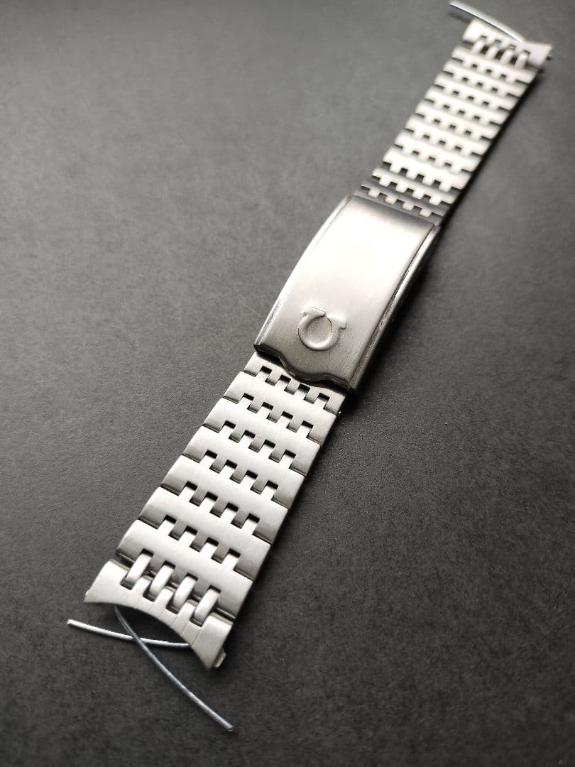 最終値下げ オメガ 18mm 金属ブレス アンティーク 70年代