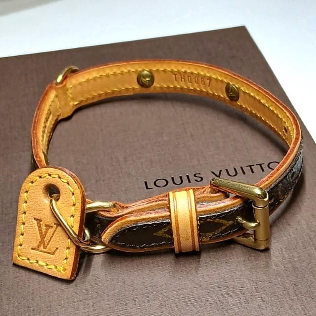 美品 ルイヴィトン 首輪 カラー 小型犬 M58072 コリエバクスターPM①