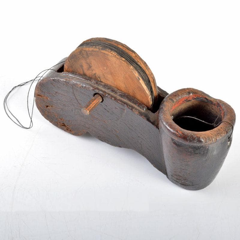 古民具　大工道具　木彫　墨壷　V　R4710