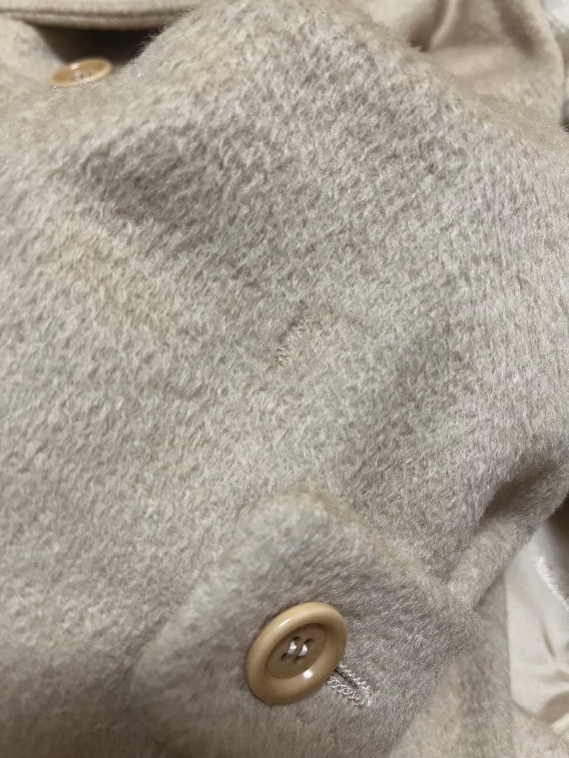 MaxMara 白タグ ベルテッドコート キャメル100%