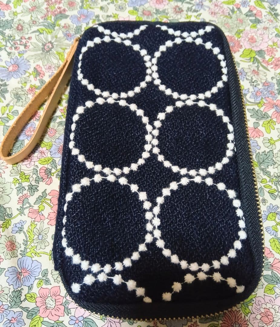 ほぼ日　ちいさいひきだしポーチ　ミナペルホネン　タンバリン