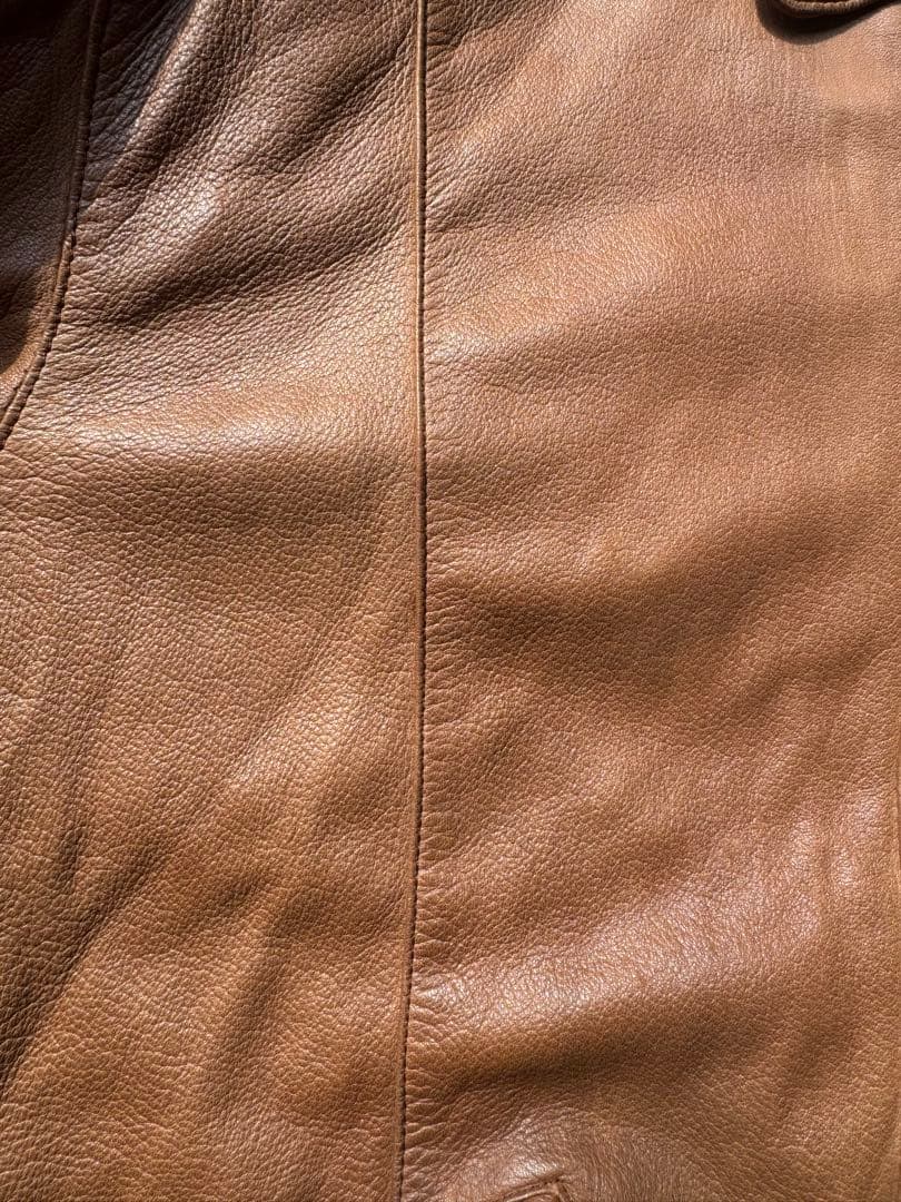 たれパン　Loewe ブラウンレザージャケット