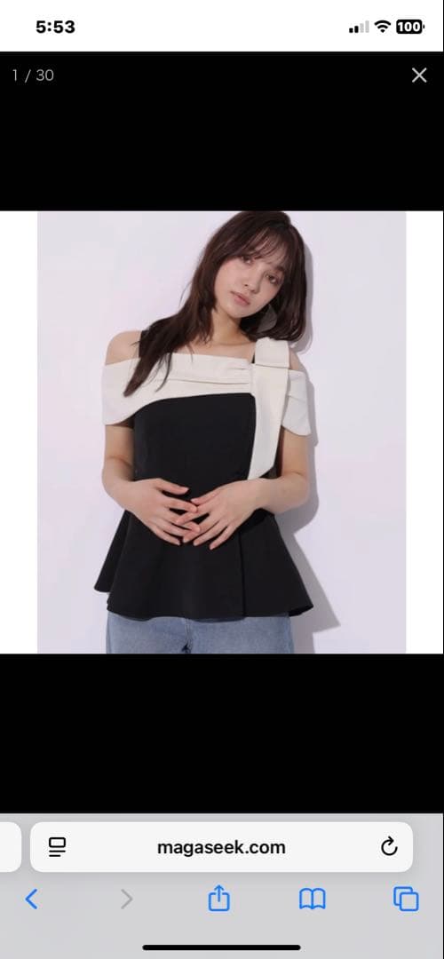 リボントップス-Rirandtire 2025年4月購入