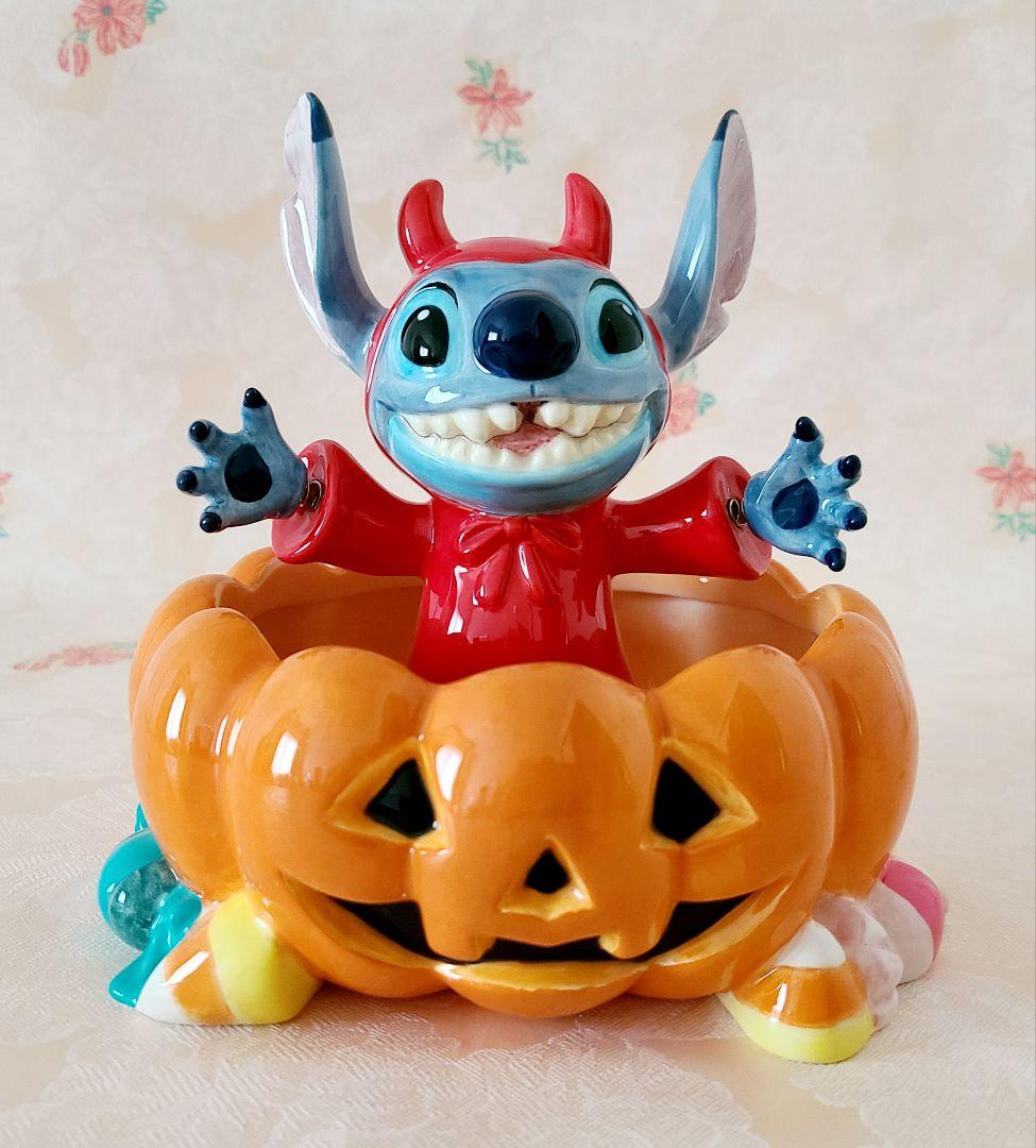 WDW 新品 スティッチ ハロウィン キャンディー入れ　ディズニーワールド
