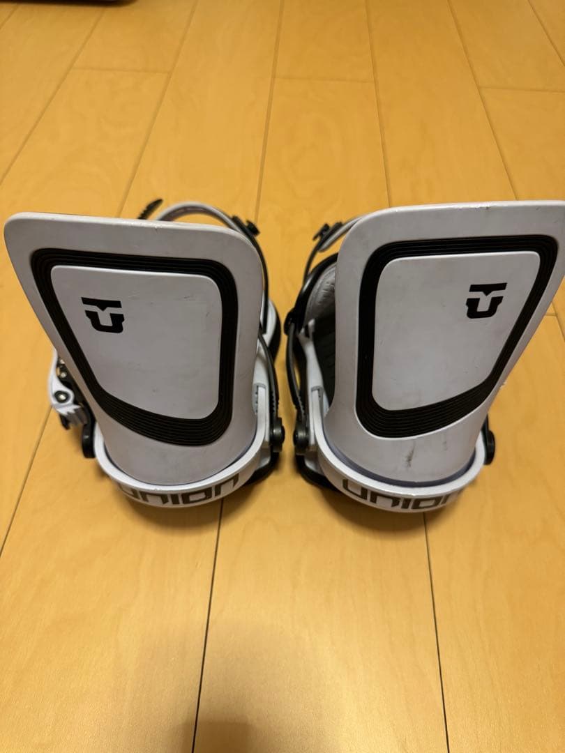 Union スノーボードビンディング ホワイト/ブラック