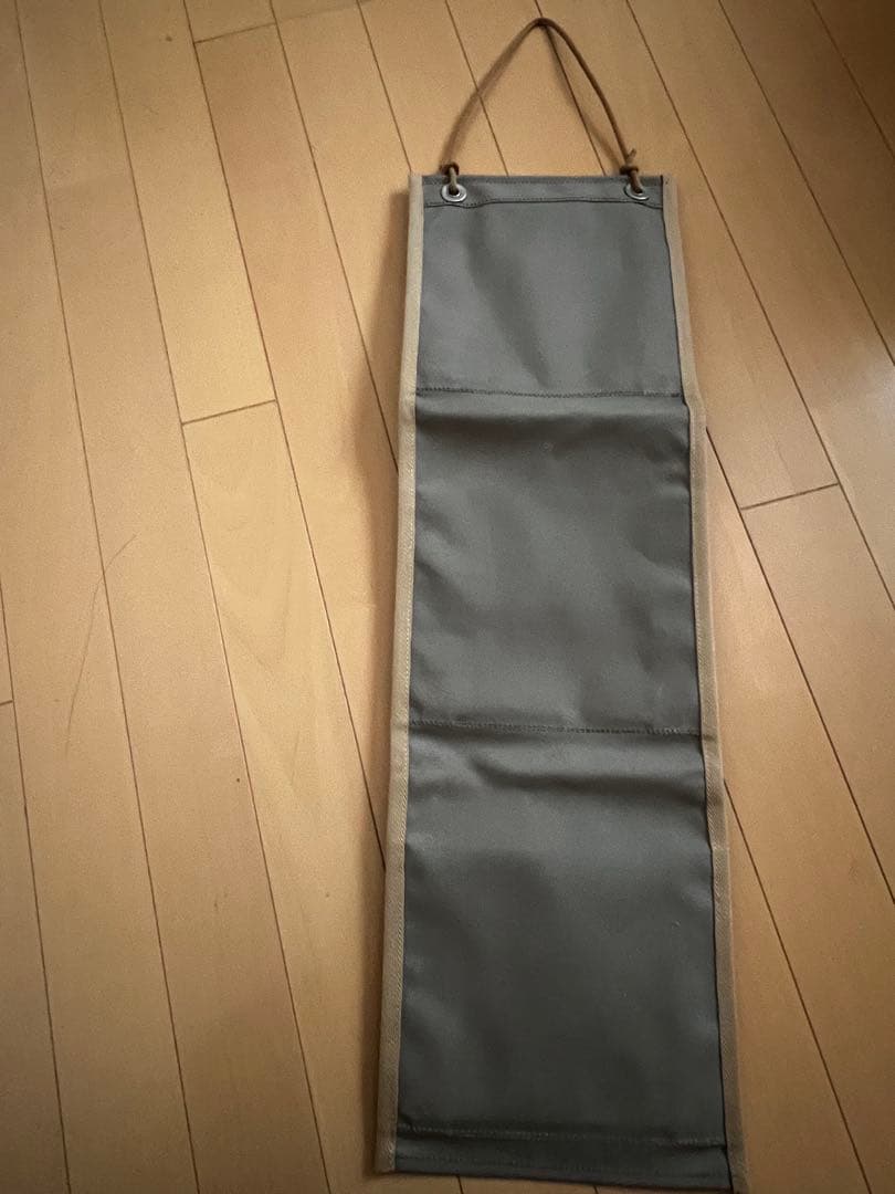 一澤信三郎帆布　吊り下げ式レターラック　小物入れ