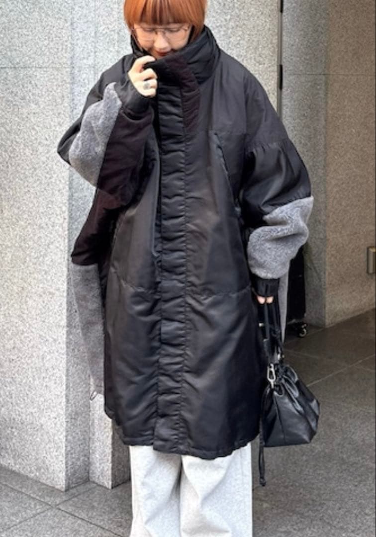 や*も様 etsinta モンスター中綿オーバーコート TYPY