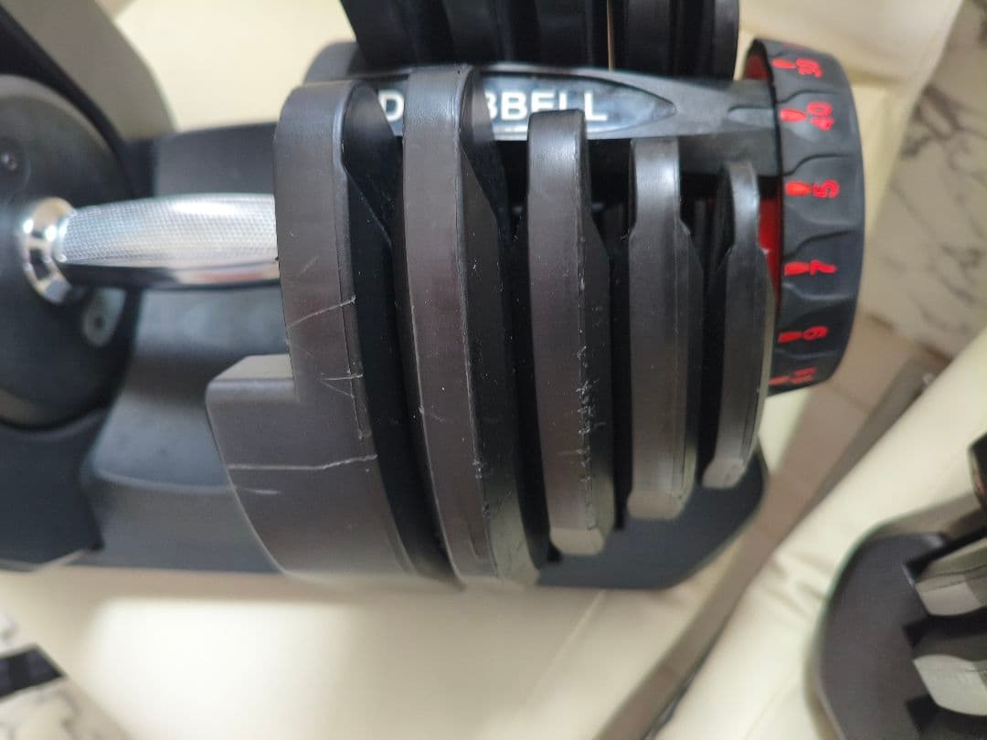 可変式ダンベル40キロ 2個　　ベンチ台セット