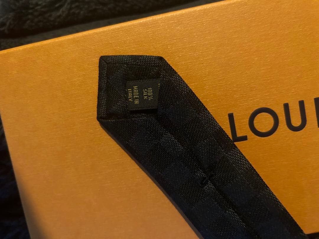 LOUIS VUITTON ダミエ　モノグラム ネクタイ
