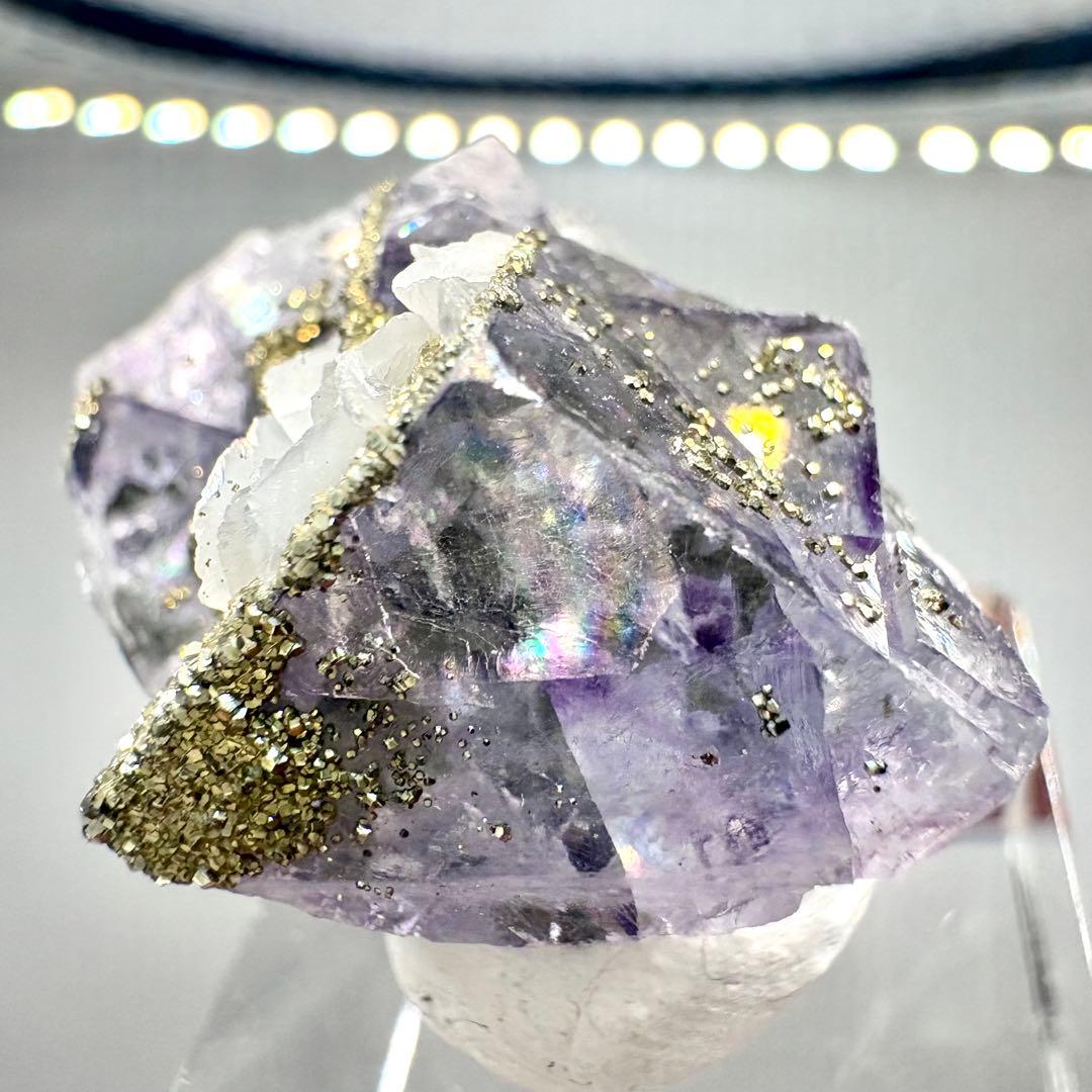 602 中国 ヤオガンシャン産 フローライト&パイライト