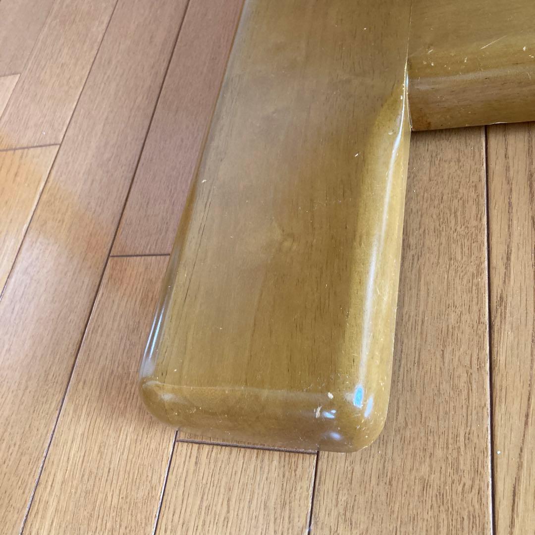 センターテーブル　高さ調節可能 ブラウン