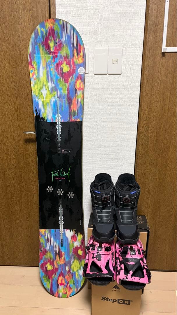 BURTON Feelgood フィールグッド　149cm ステップオンセット