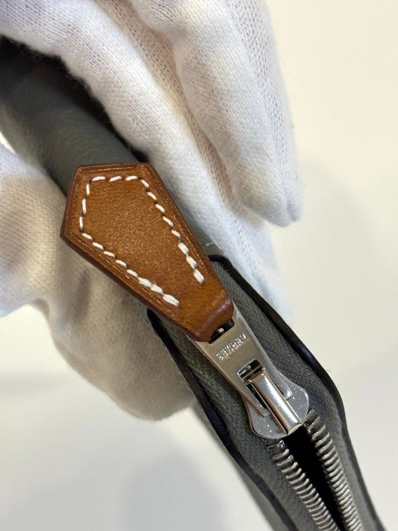 ほぼ未使用 W刻印 HERMES アザップ ミニ シルクイン ケース