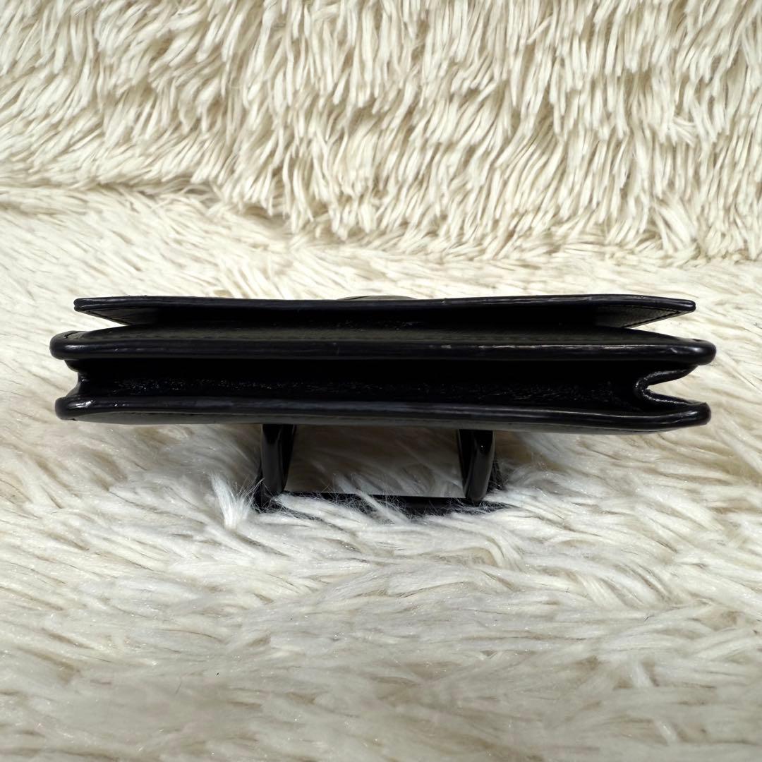 ボッテガヴェネタ名刺入れ マルチケース イントレチャート ブラック レザー