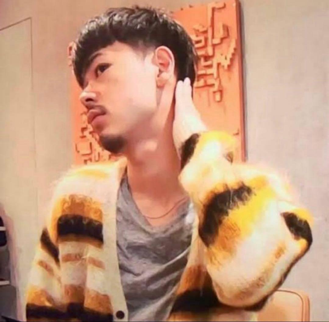 unused モヘアカーディガン