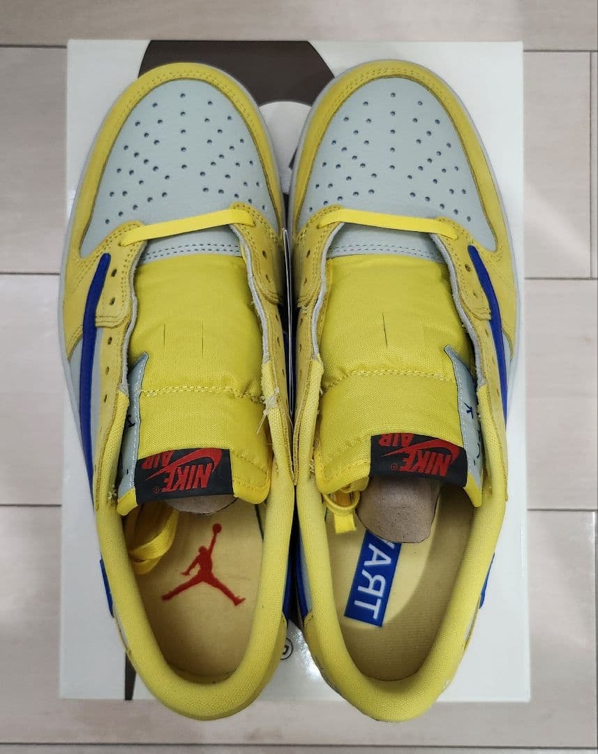 Travis Scott × NIKE AIR JORDAN 1 Canary