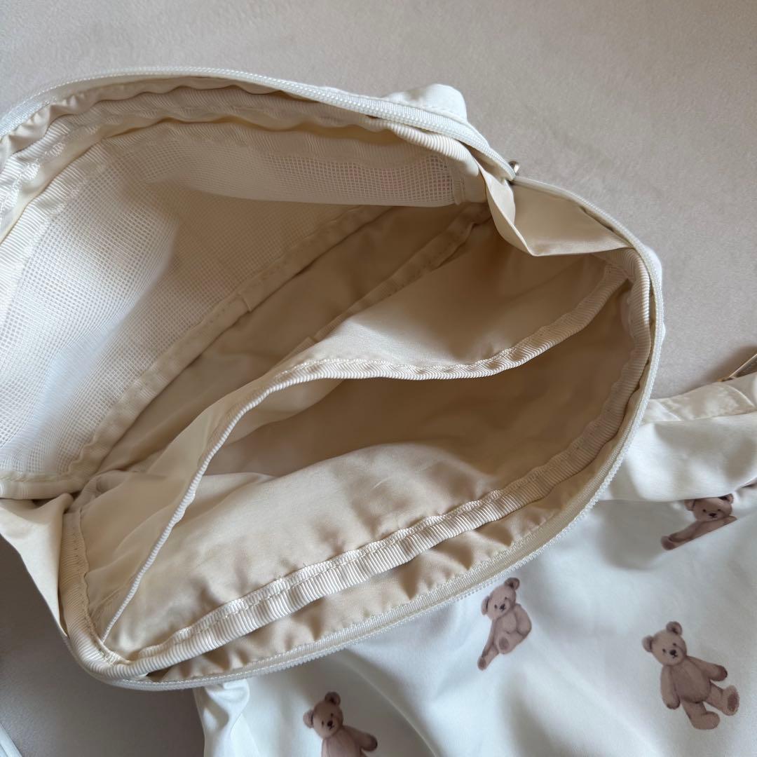 ジェラートピケ　トラベルポーチ3点セット