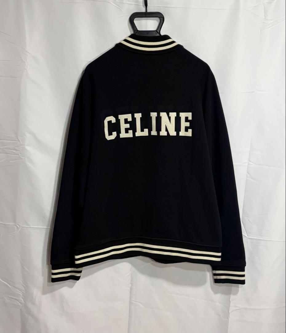 ［極美品］セリーヌ　バックロゴ　テディジャケット　ブルゾン