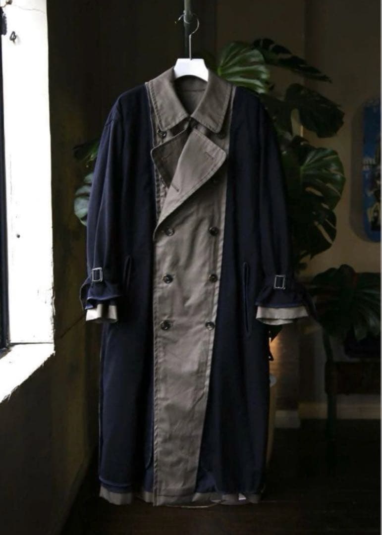 yoke 20AW REVERSIBLE TRANCH COAT サイズ2