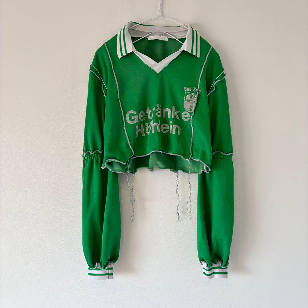 chinatsuaoyama チナツアオヤマ リメイク ジャージ カットソー