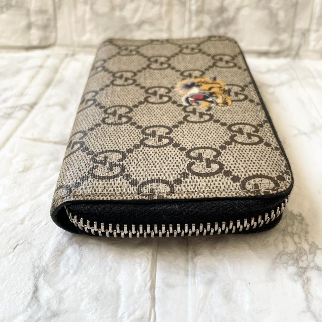 極美品✨GUCCI グッチ ケース タイガー GG スプリーム ミケーレ期