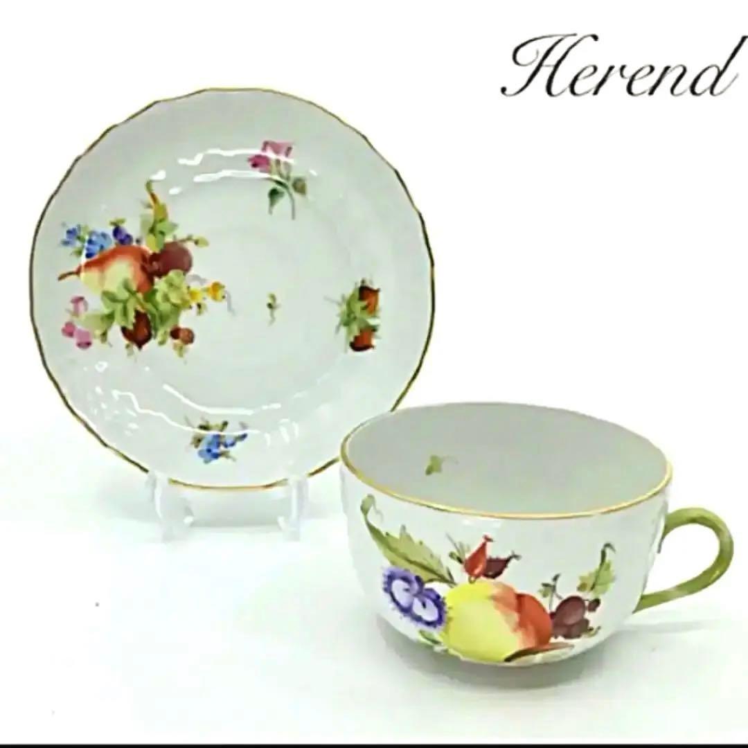 ヴィンテージ　ヘレンドフルーツコンポジション　ティC&S