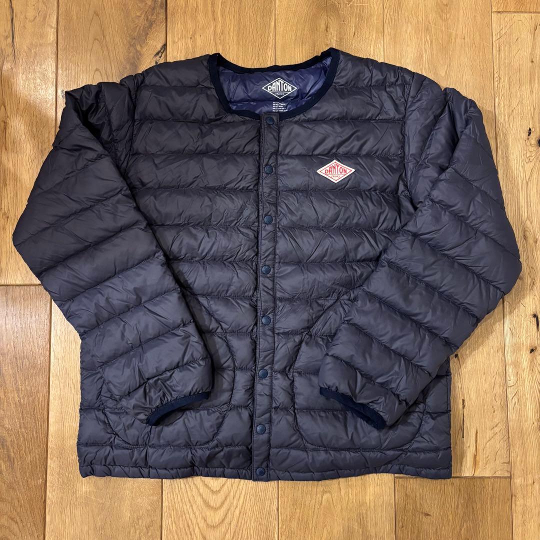DANTON ダントン　インナーダウン　クルーネック　ダウンジャケット