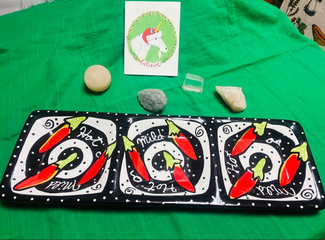 STUDIO NOVA のレッドホットチリ皿⭐︎