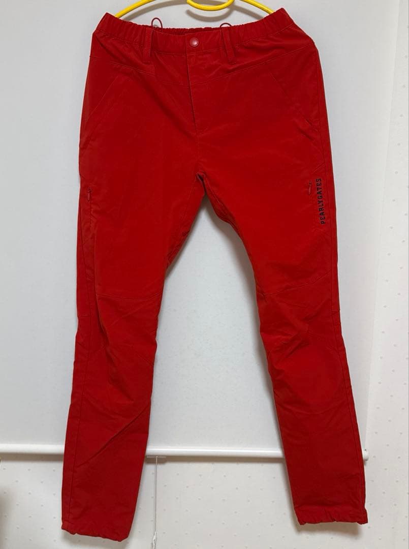 PEARLY GATES ゴルフウェア ズボン 赤 長ズボン
