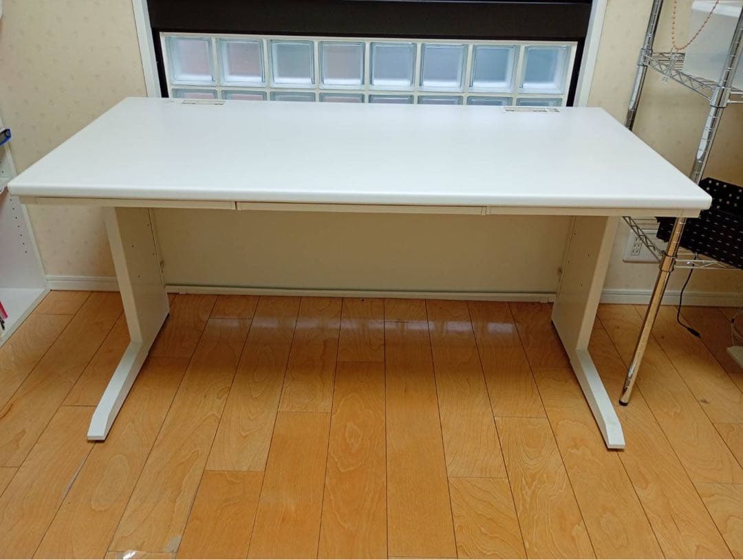 TOYOSTEEL シンプルデスク ホワイト