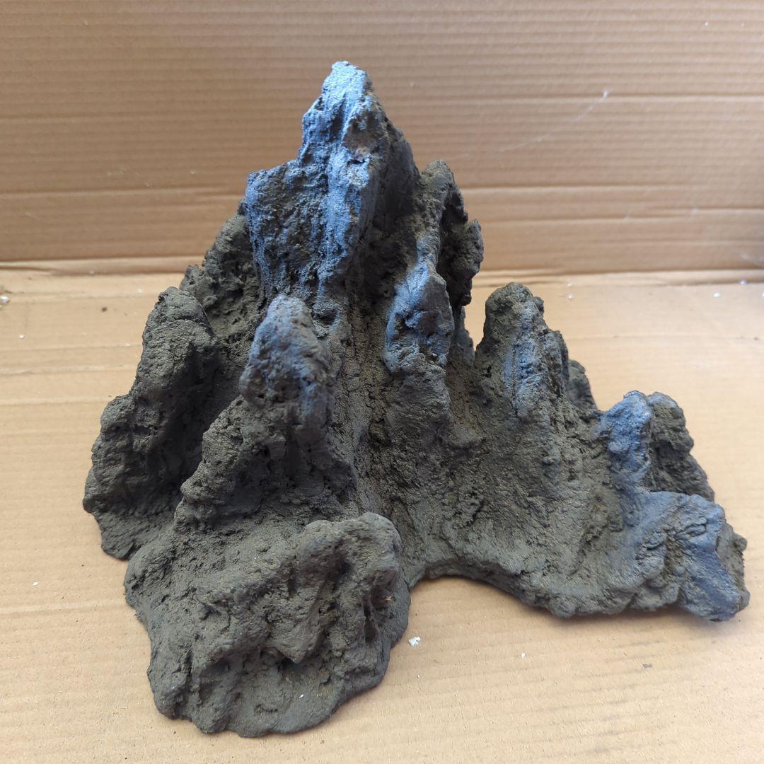 山野草鉢　岩石　水昇岩　ロックプランツ鉢 　大