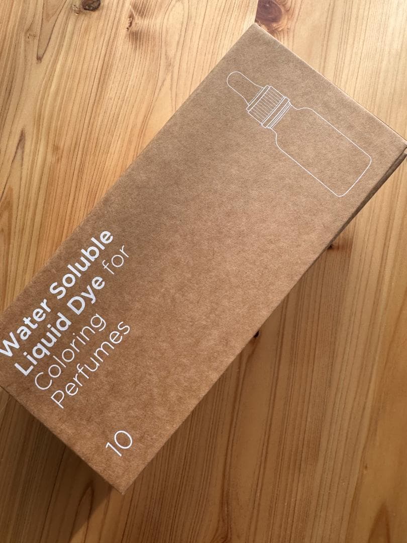 液体染料（水溶性）20ml×10色セット　香水　ルームスプレーの着色に