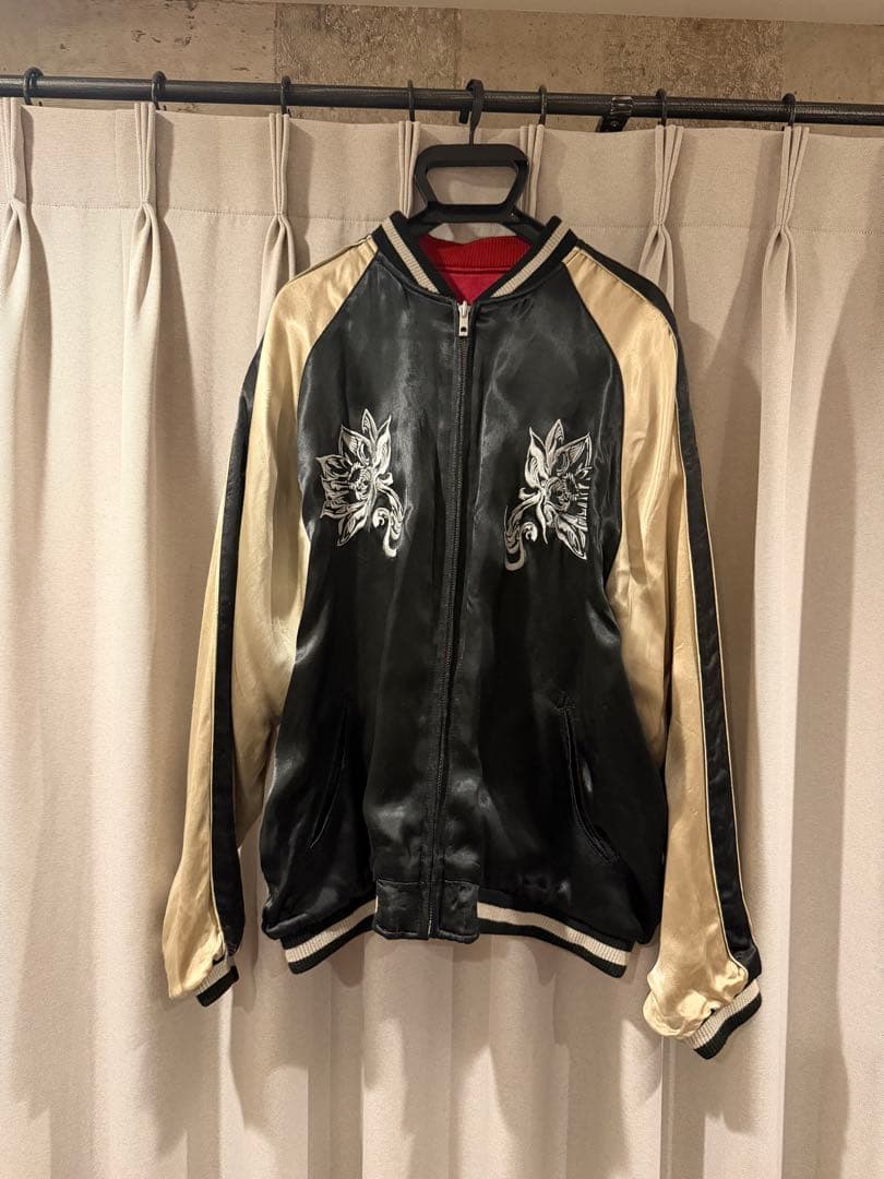 雨宮慶太shina 黒金 スカジャン