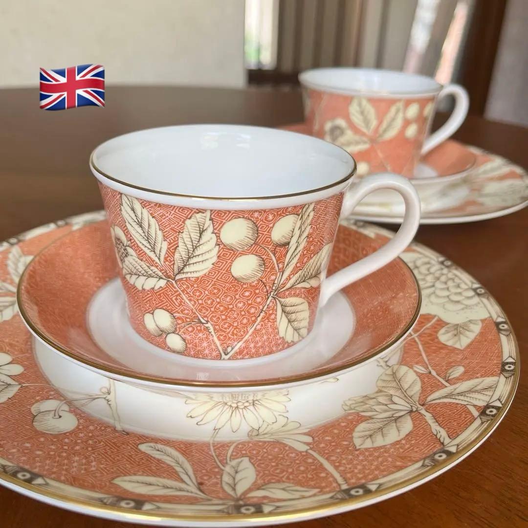 【美品】ウェッジウッド★フランシス★トリオペア　（パターンＡ）