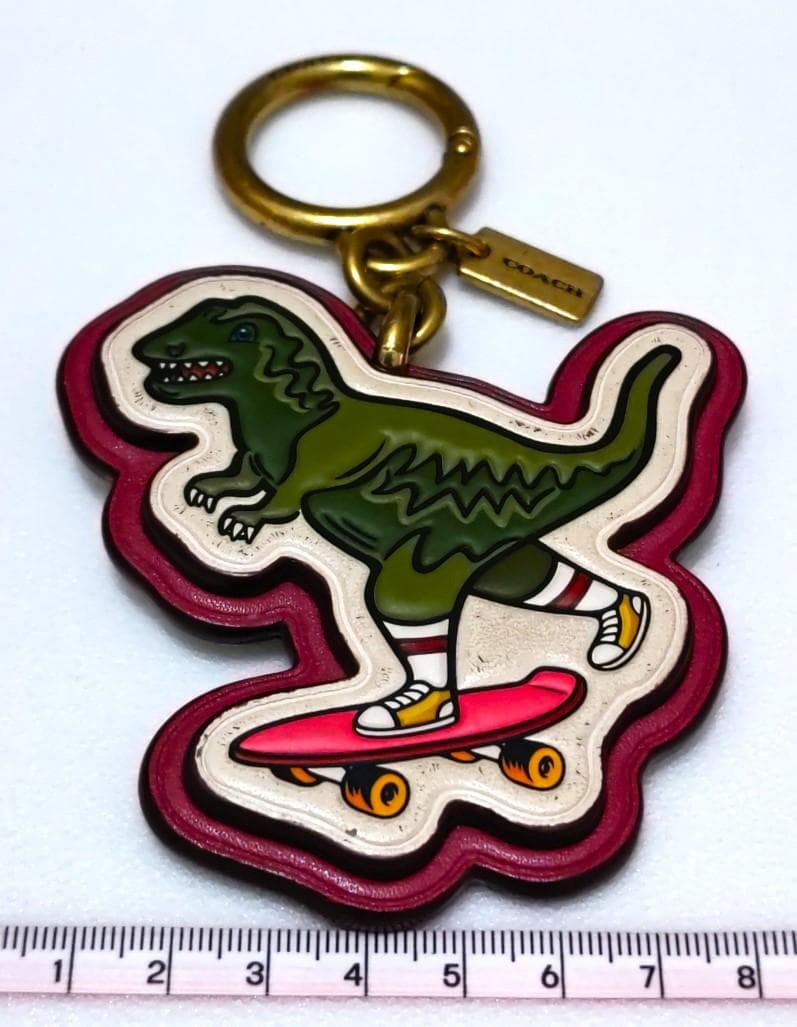 COACH コーチ　希少　スケボー レキシー　チャーム／キーリング　40799