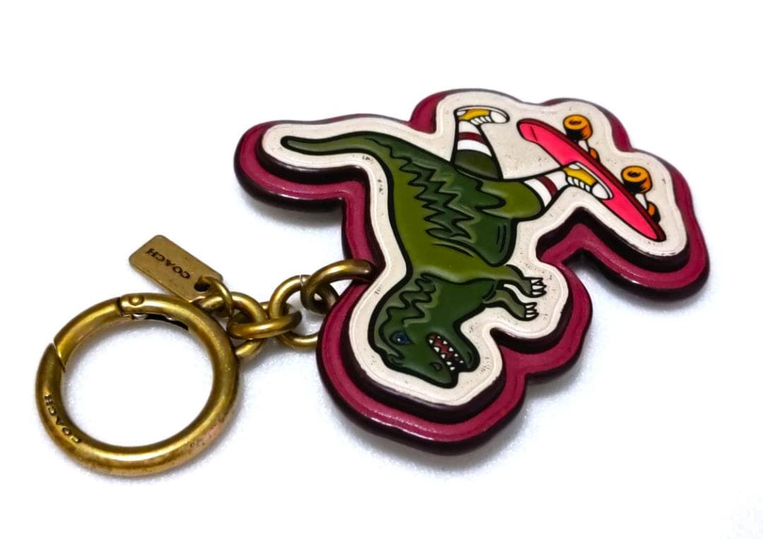 COACH コーチ　希少　スケボー レキシー　チャーム／キーリング　40799