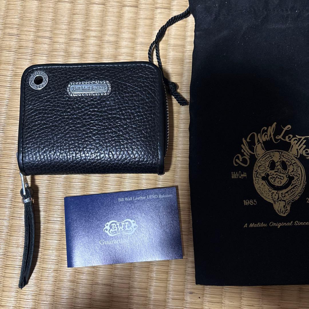 Bill Wall Leather ケース　牛革　ジップウォレット