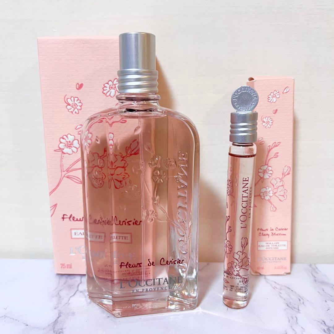 新品未使用品 ロクシタン チェリーブロッサムオードトワレ75ml&10ml